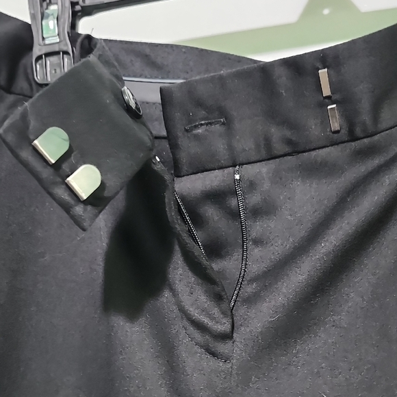 Anne Klein Black Straight Leg Pants Business Essential - Picture 2 of 7